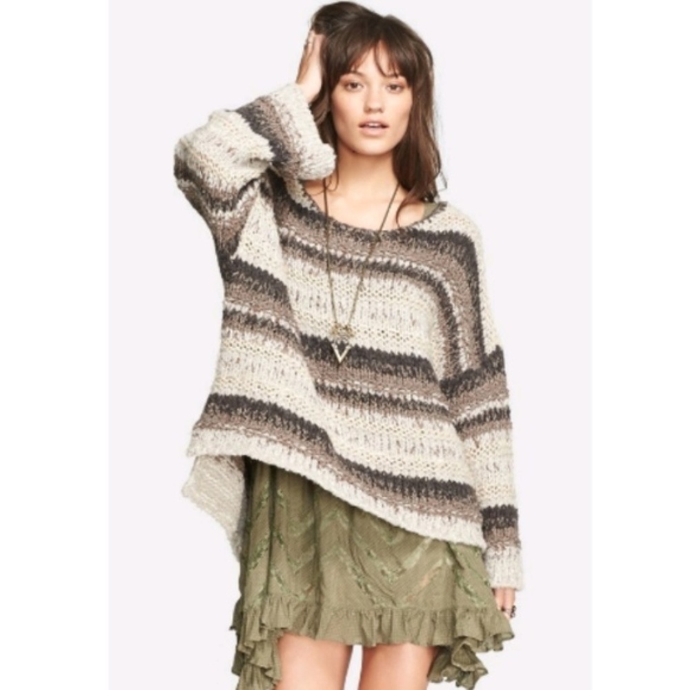 Free People over sized chunky sweater sz xsmall